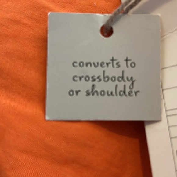 A NEW DAY Orange Basket Weave Woven Bucket Bag/Purse Shoulder Crossbody NEW - Picture 15 of 16